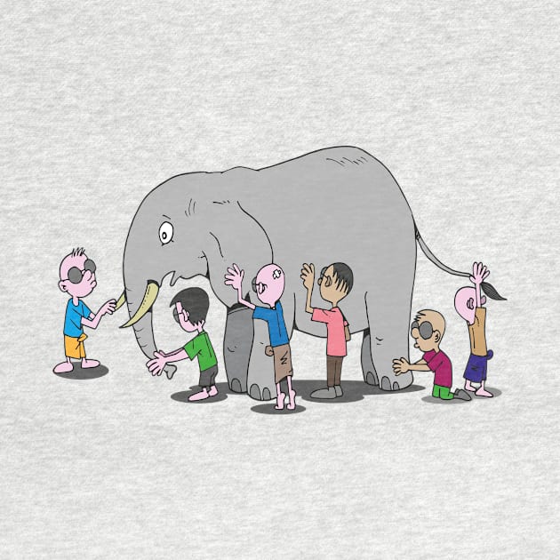 Blind Men and an Elephant Story Design by PatrioTEEism